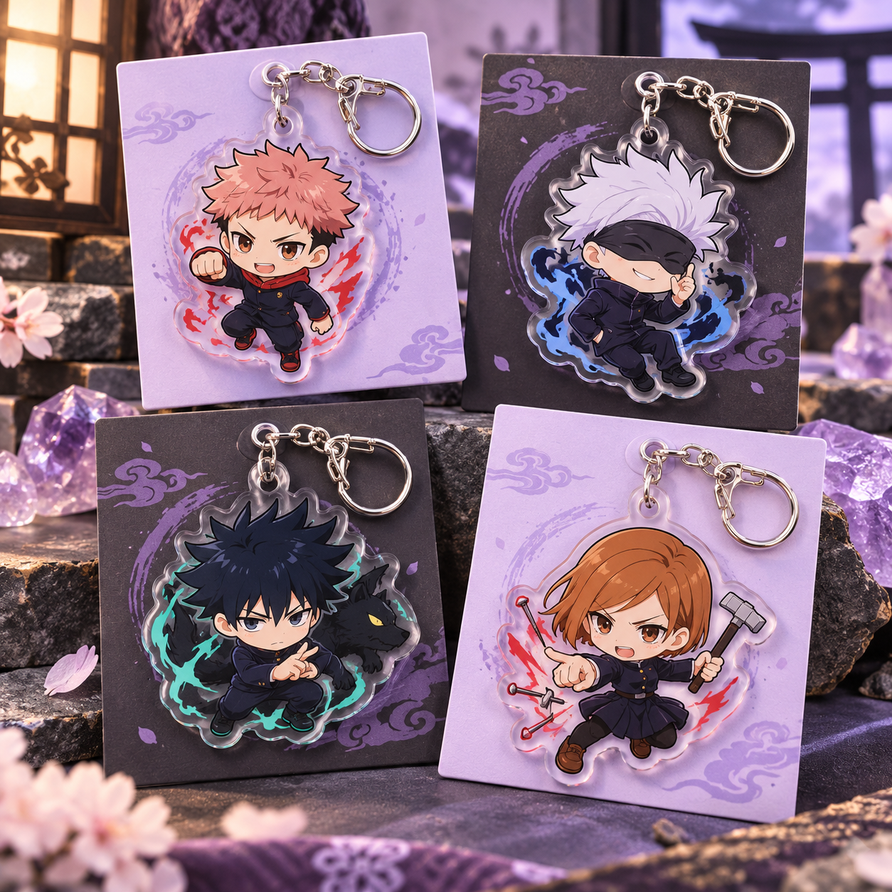 Jujutsu Kaisen chibi keychain set-3
